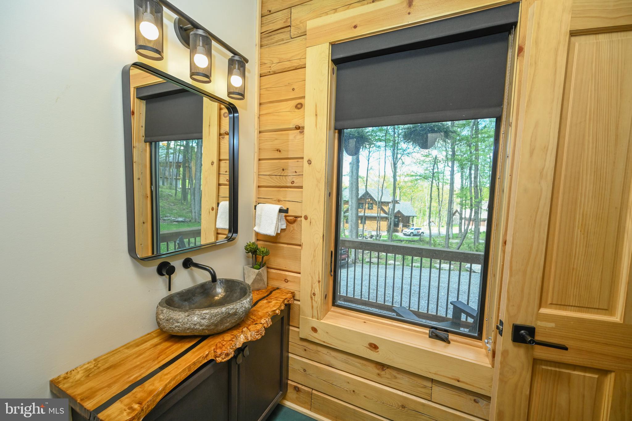 1067 North Camp Road McHenry, MD 21541 - Photo 45 of 81 a bathroom with a sink and a mirror