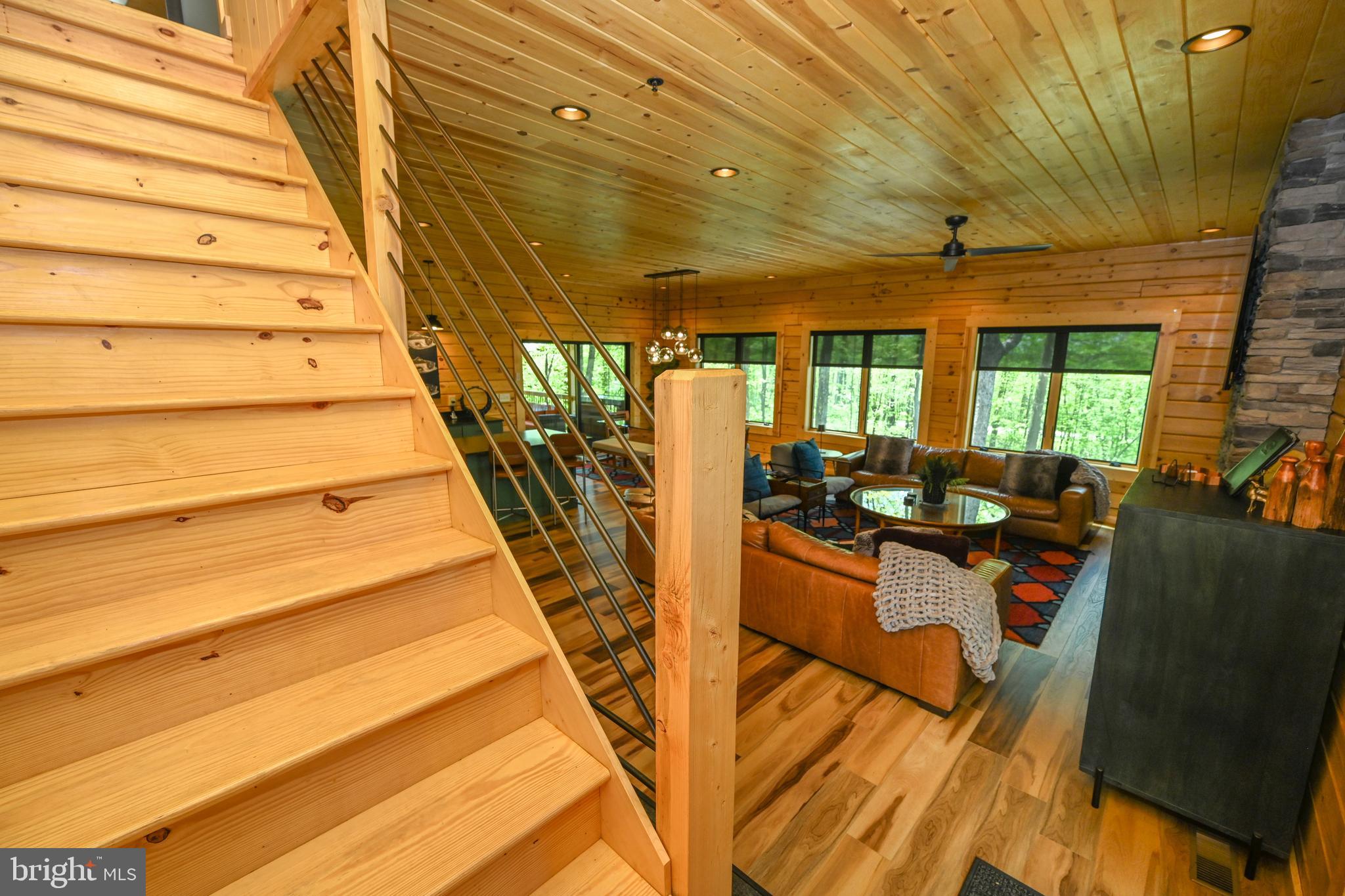 1067 North Camp Road McHenry, MD 21541 - Photo 53 of 81 a view of entryway and hall with wooden floor