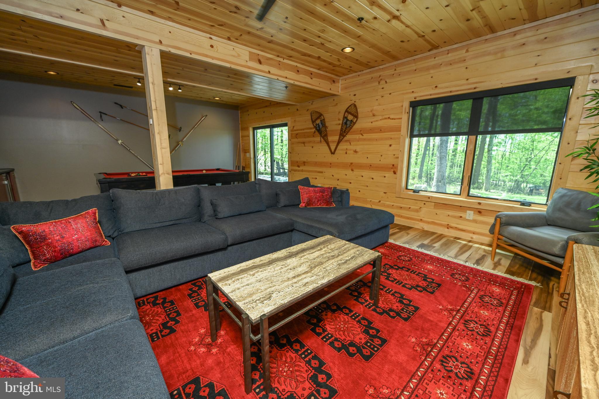 1067 North Camp Road McHenry, MD 21541 - Photo 62 of 81 a living room with furniture and a fireplace