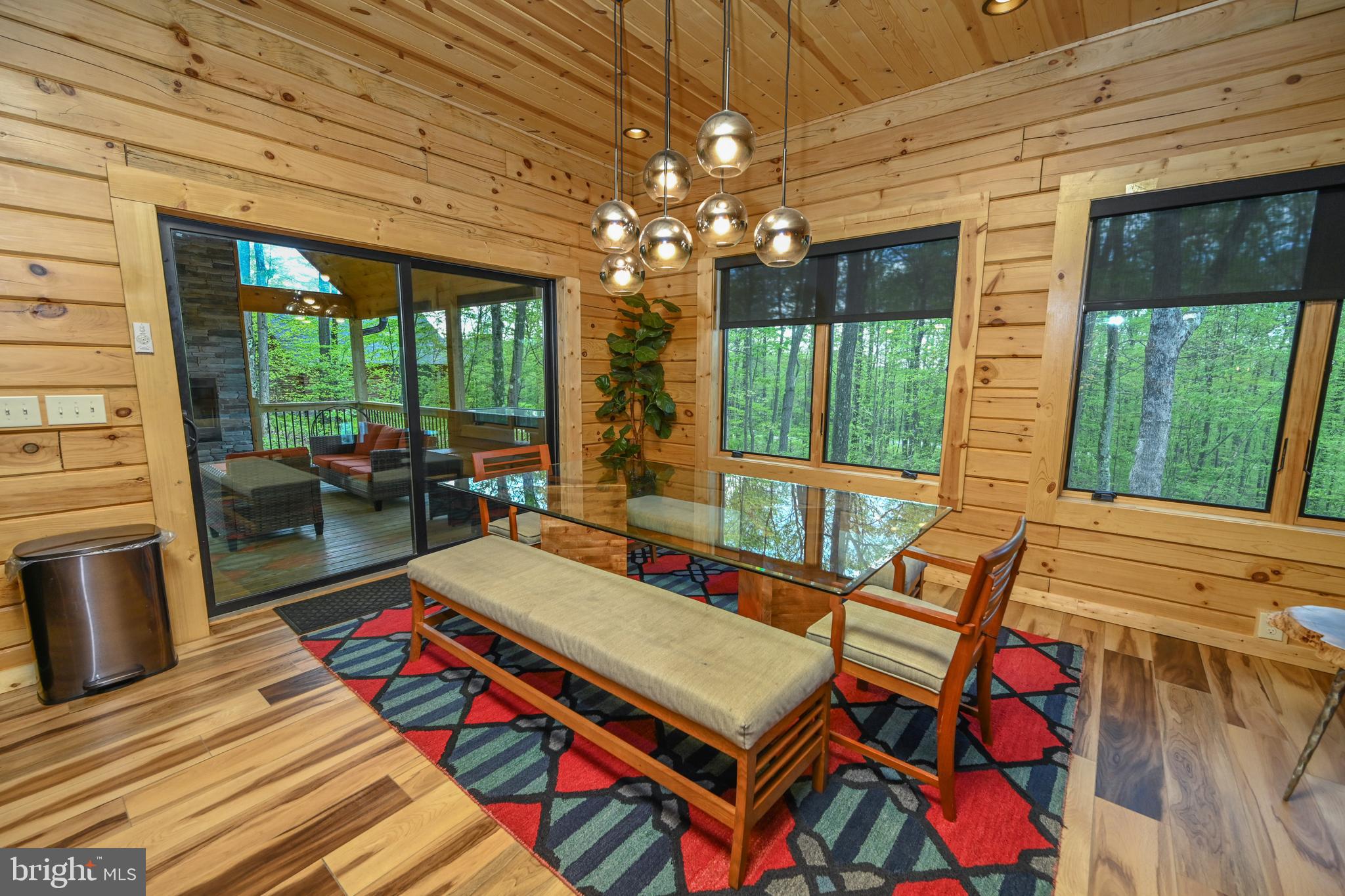 1067 North Camp Road McHenry, MD 21541 - Photo 10 of 81 a room with patio furniture and a fireplace