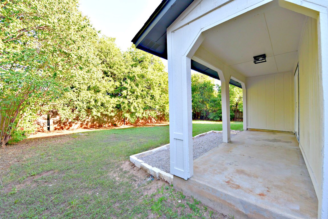 4617 Sidereal Drive Austin, TX 78727 - Photo 22 of 23 a view of a garden with an outdoor space