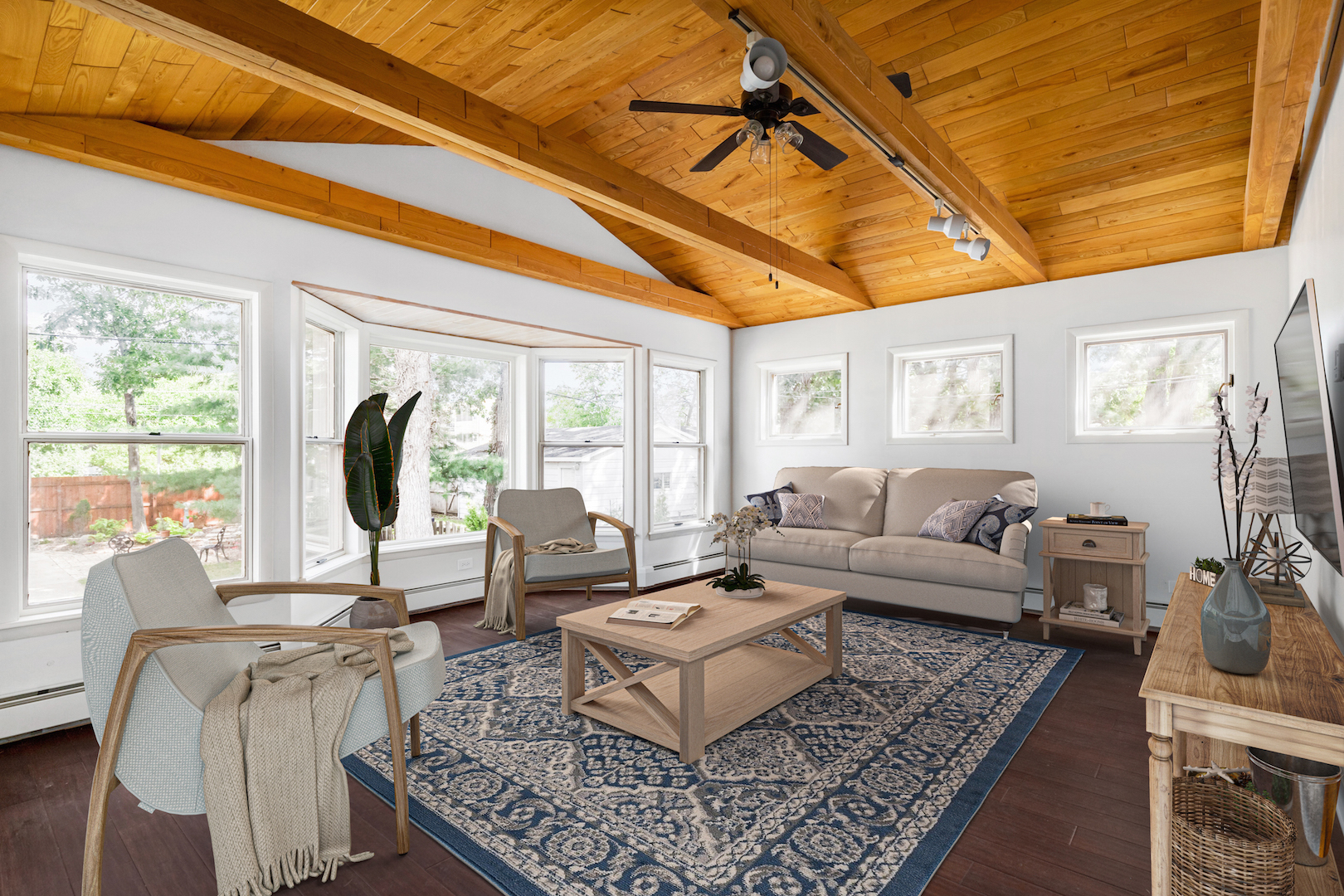 294 Maplewood Road Riverside, IL 60546 - Photo 12 of 31 a living room with furniture and a large window