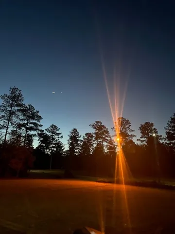a view of a statue in a room