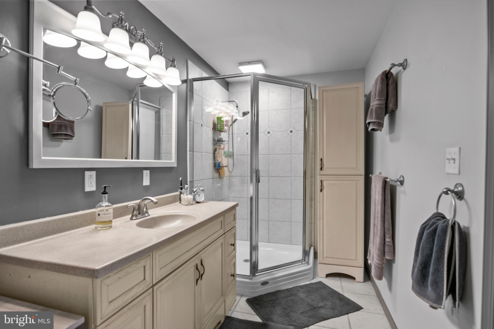 248 Warwick Road Elverson, PA 19520 - Photo 21 of 56 Tile shower and flooring.