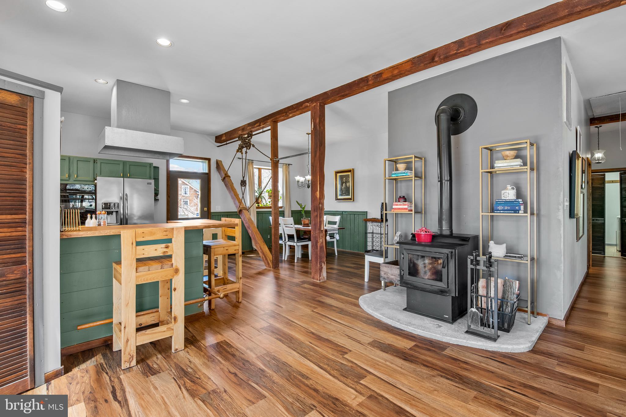 248 Warwick Road Elverson, PA 19520 - Photo 4 of 56 Centrally located wood stove, main level
