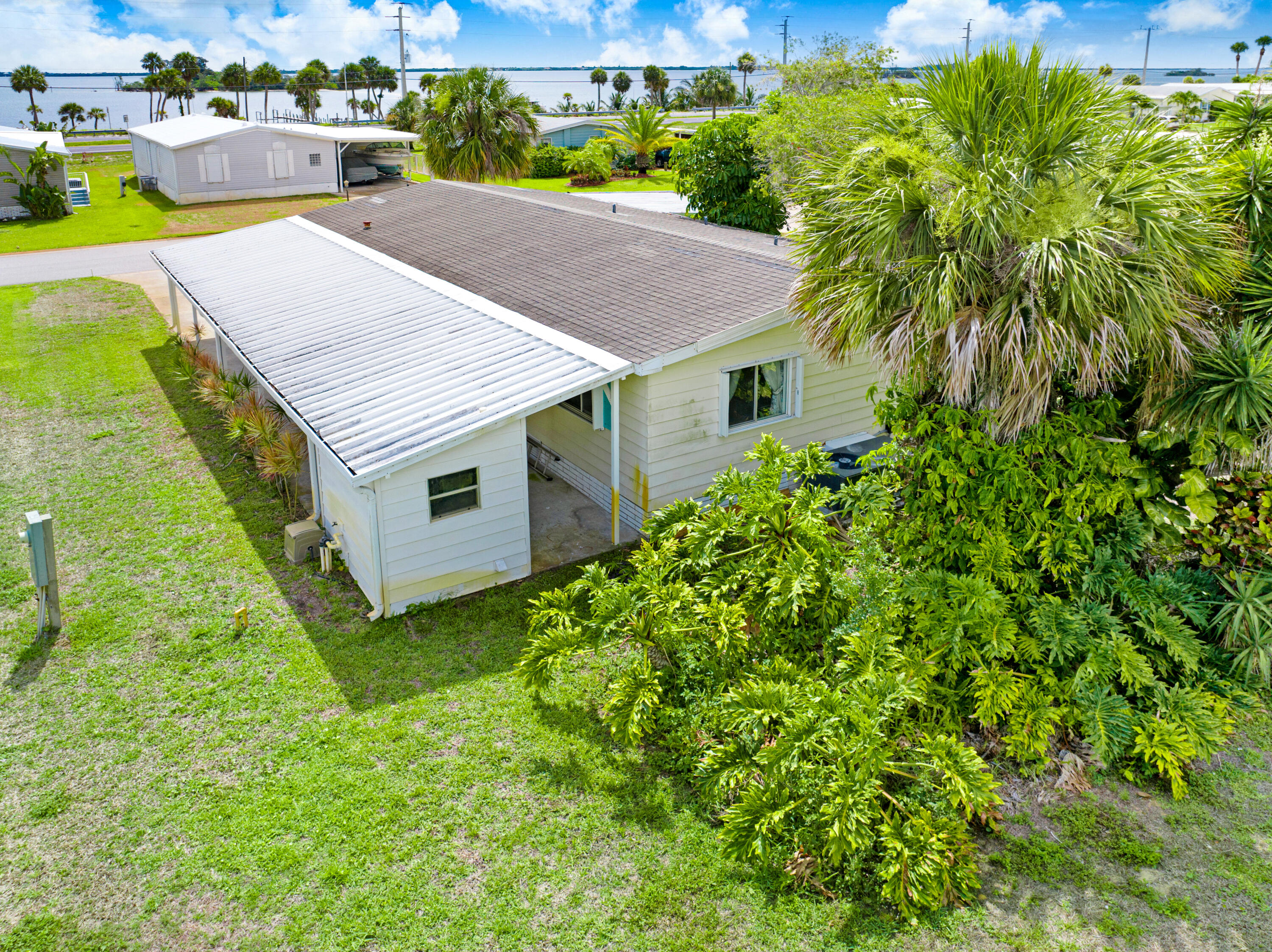 7500 Agawam Road Sebastian, FL 32976 - Photo 37 of 56 Aerial View Backyard
