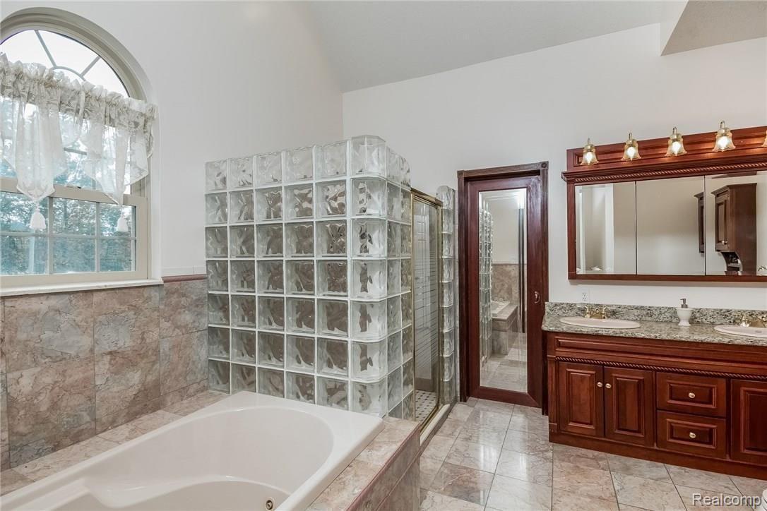 23835 Elwell Road Belleville, MI 48111 - Photo 19 of 78 LUXURIOUS MARBLE MASTER BATH