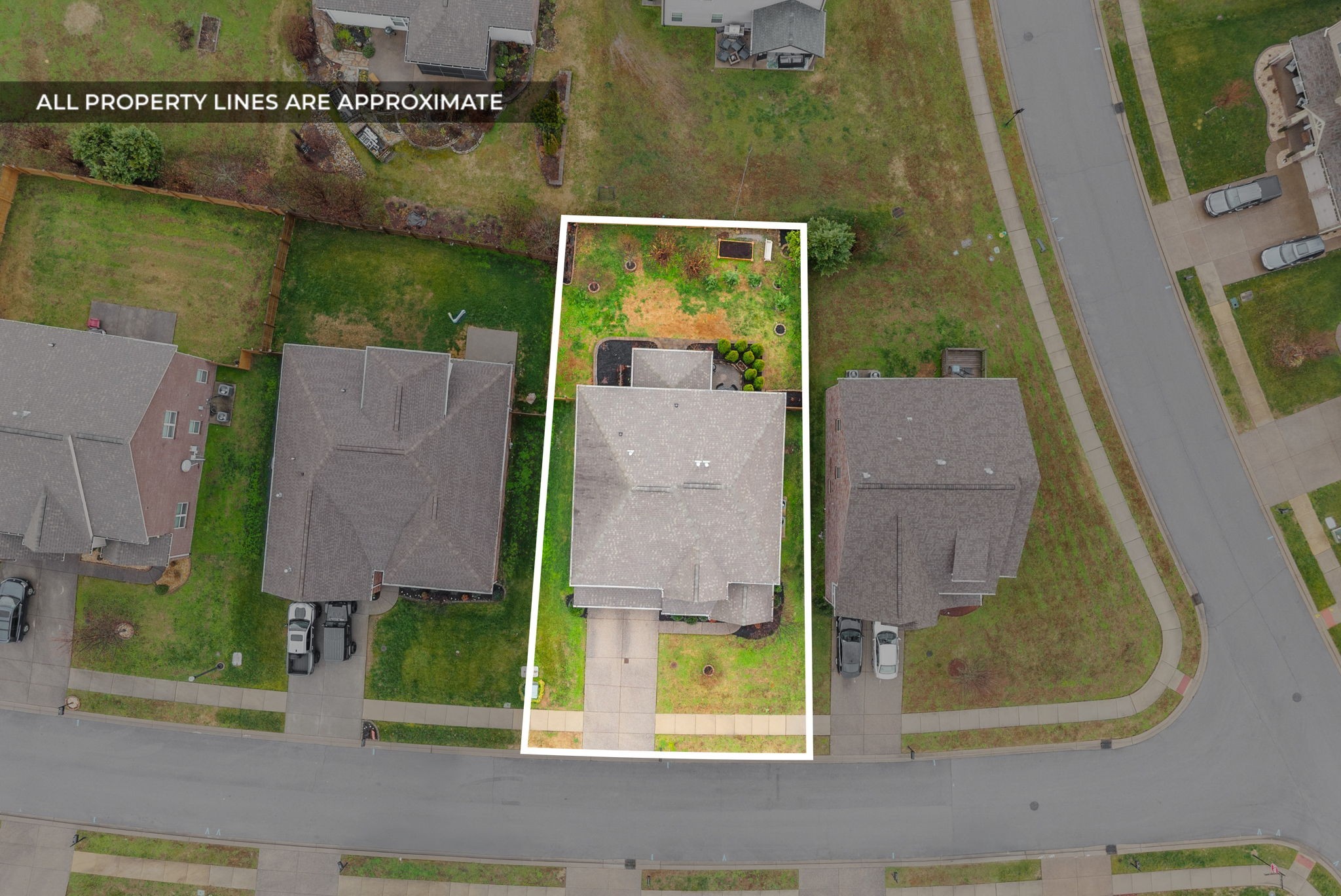 1102 Marys Place Lebanon, TN 37090 - Photo 48 of 58 an aerial view of residential houses with outdoor space