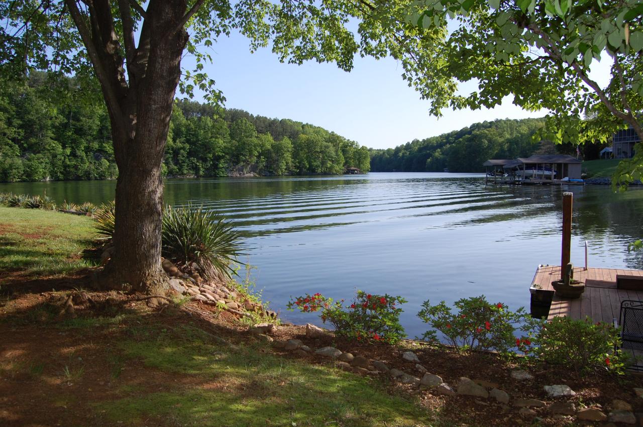 1295 Loggers Road Goodview, VA 24095 - Photo 1 of 6 a view of lake with tree