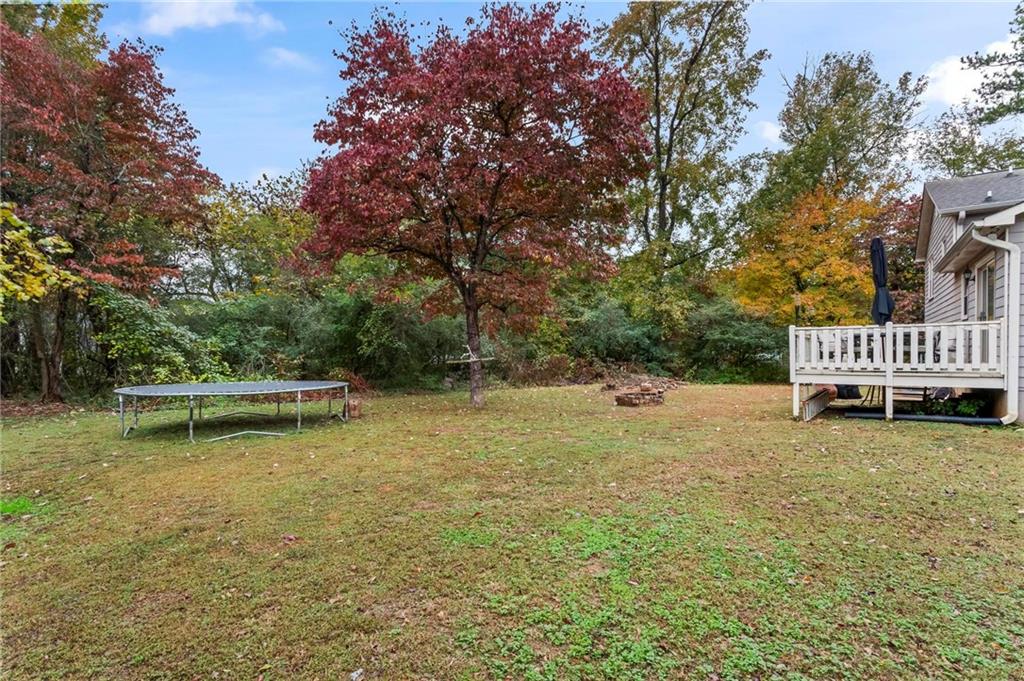 4593 Mars Court Acworth, GA 30101 - Photo 17 of 19 a view of a garden with wooden fence