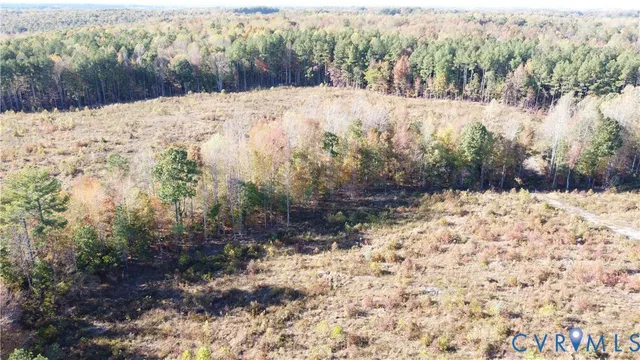 a view of a yard covered in snow