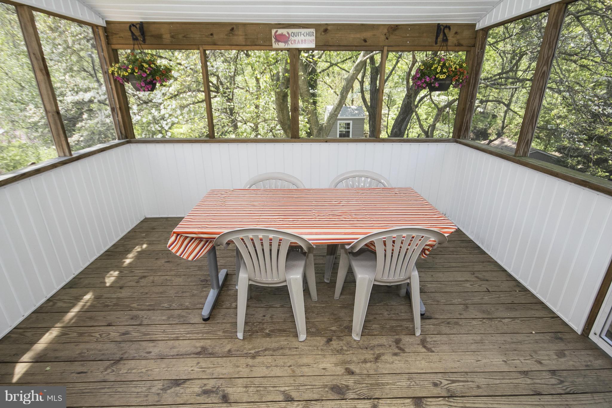 6718 Glenkirk Road Baltimore, MD 21239 - Photo 12 of 30 Screened Porch with Beautiful View of Yard!
