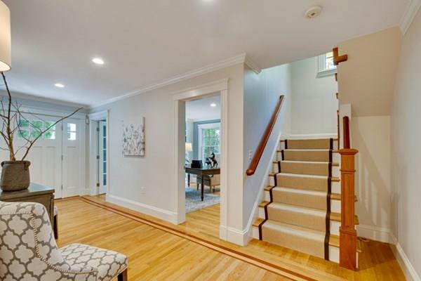 24 Birch Road Wellesley, MA 02482 - Photo 12 of 39 a view of a bedroom with wooden floor and stairs