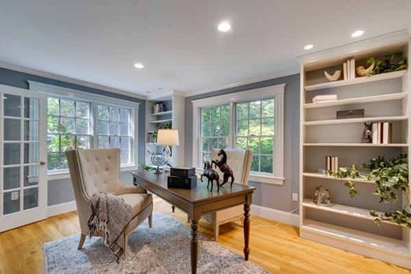 24 Birch Road Wellesley, MA 02482 - Photo 17 of 39 a living room with furniture and a potted plant