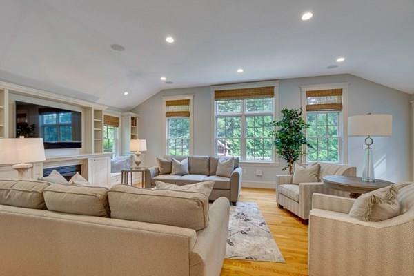 24 Birch Road Wellesley, MA 02482 - Photo 19 of 39 a living room with furniture and a flat screen tv