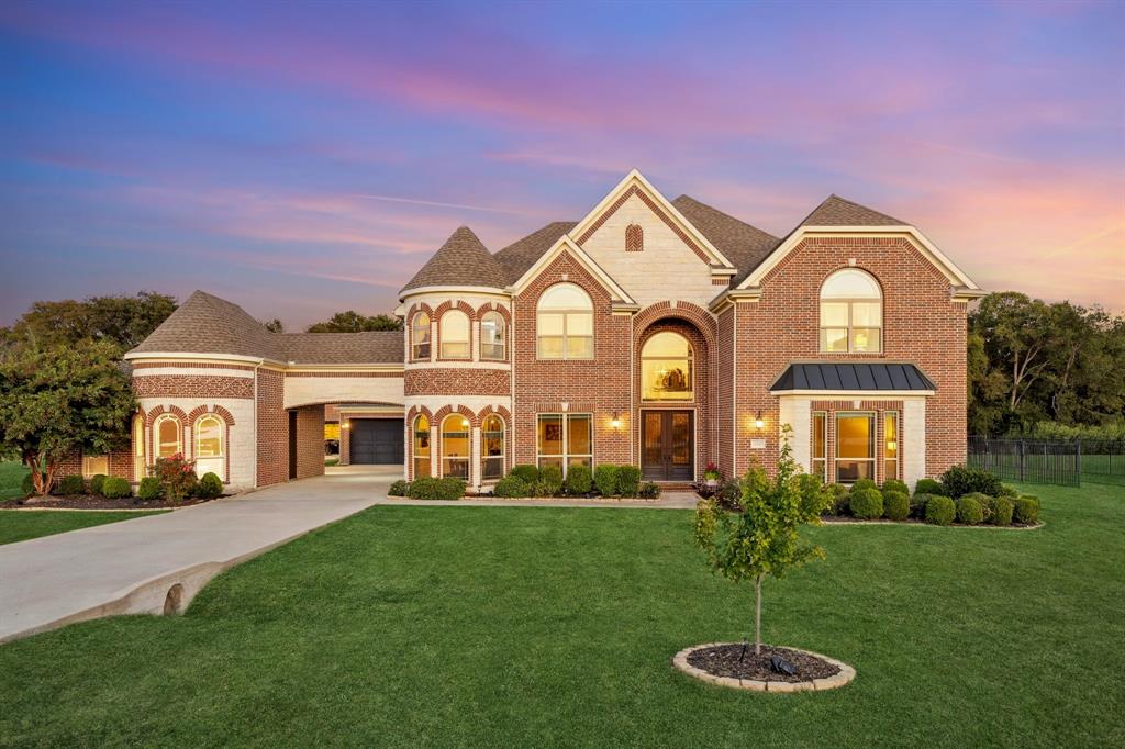 Stunning brick & stone estate with turret-style architecture