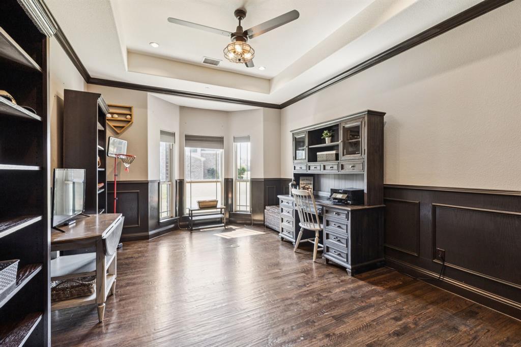 1545 Sara Cove Lucas, TX 75002 - Photo 14 of 40 Large office or flex space with French doors, bay window and closet