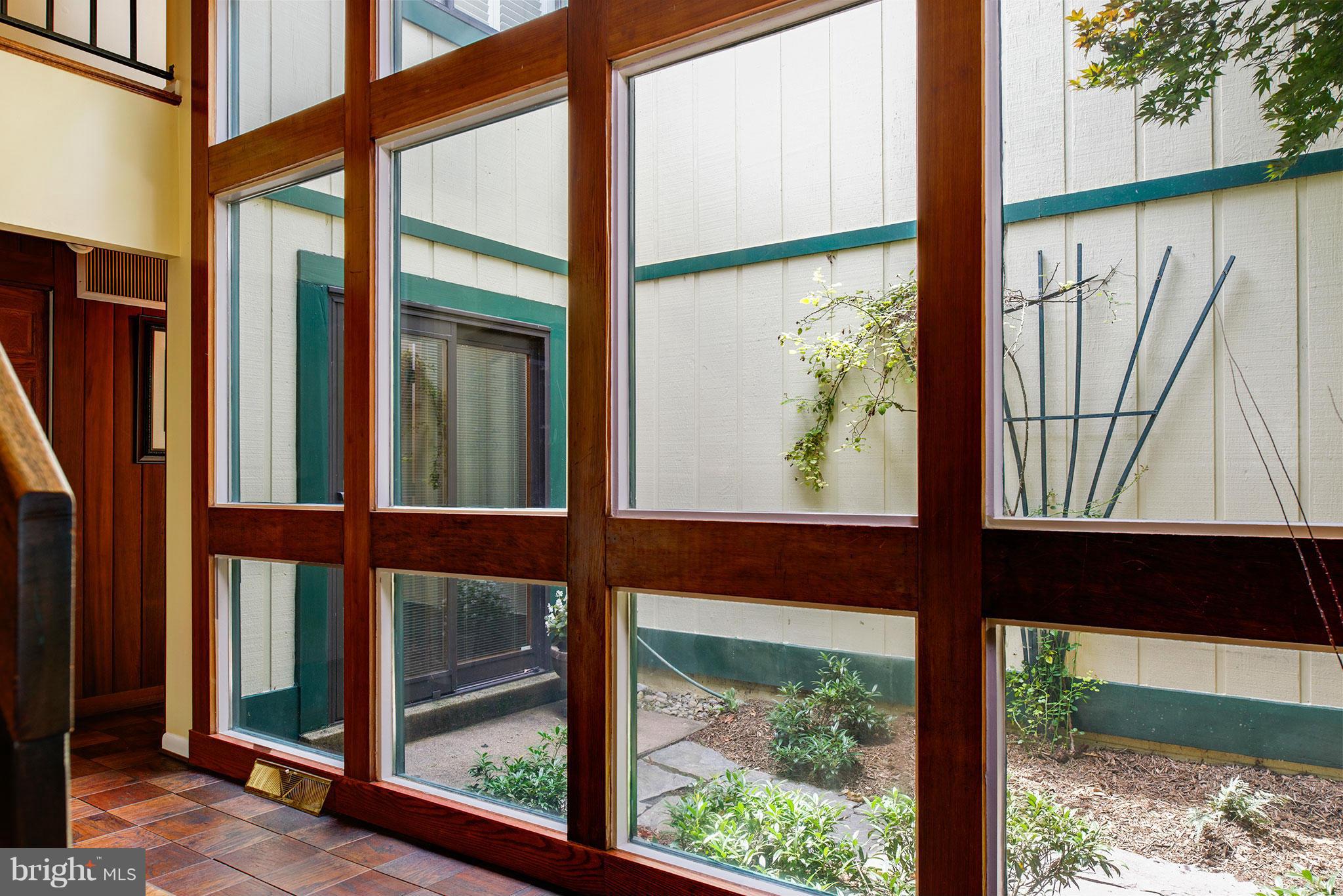 Front Hall Wall of Windows