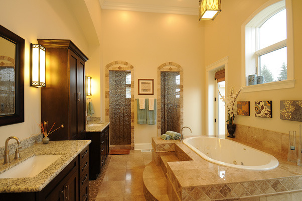 10 Ruffled Feathers Drive Lemont, IL 60439 - Photo 13 of 25 a bathroom with a tub sink and mirror