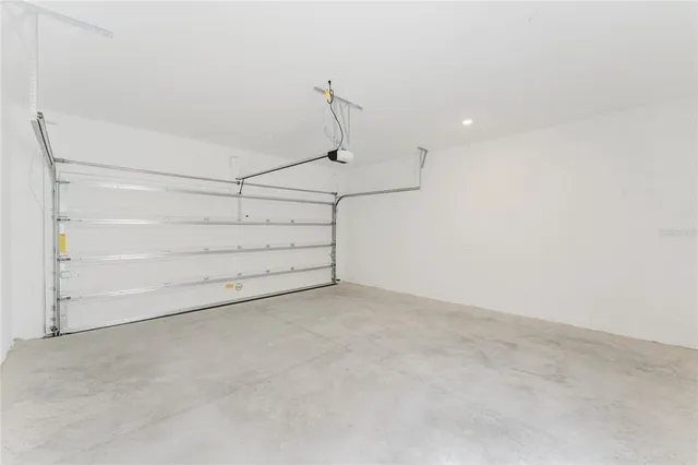 a view of small space with racks on the wall