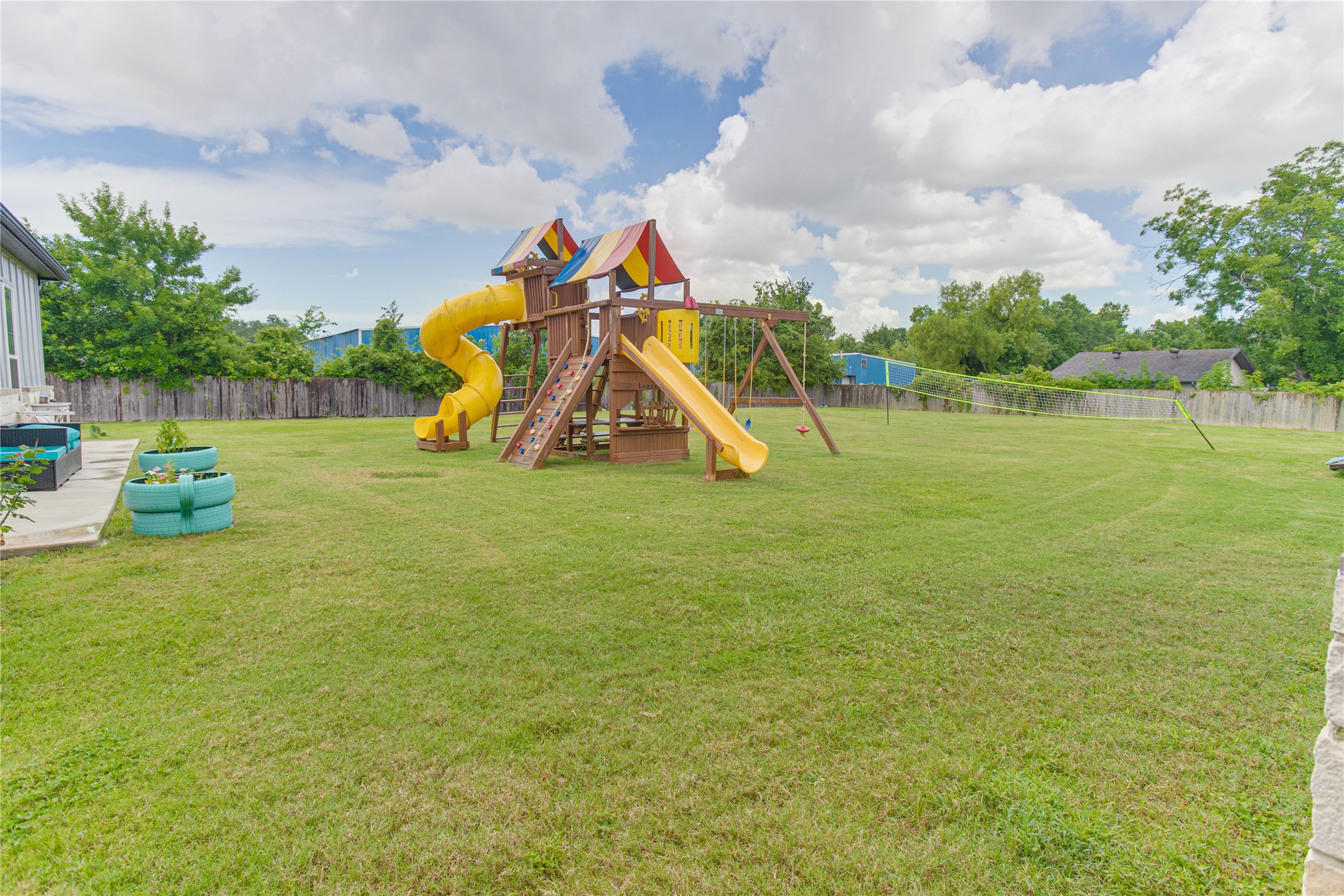 4821 1st Street Houston, TX 77504 - Photo 36 of 49 a view of a playground with basketball court