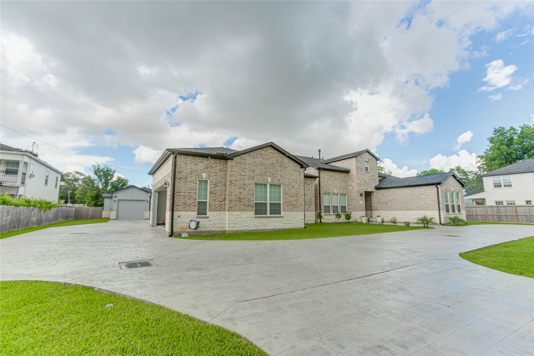 4821 1st Street Houston, TX 77504 - Photo 4 of 49 a front view of house with yard and green space