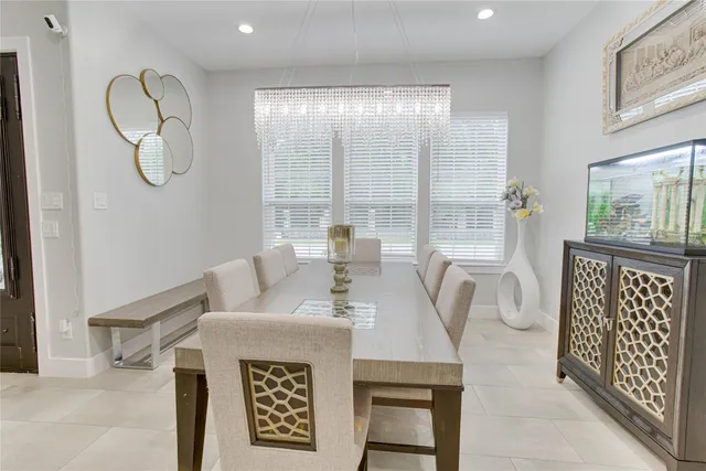 a view of kitchen with breakfast area