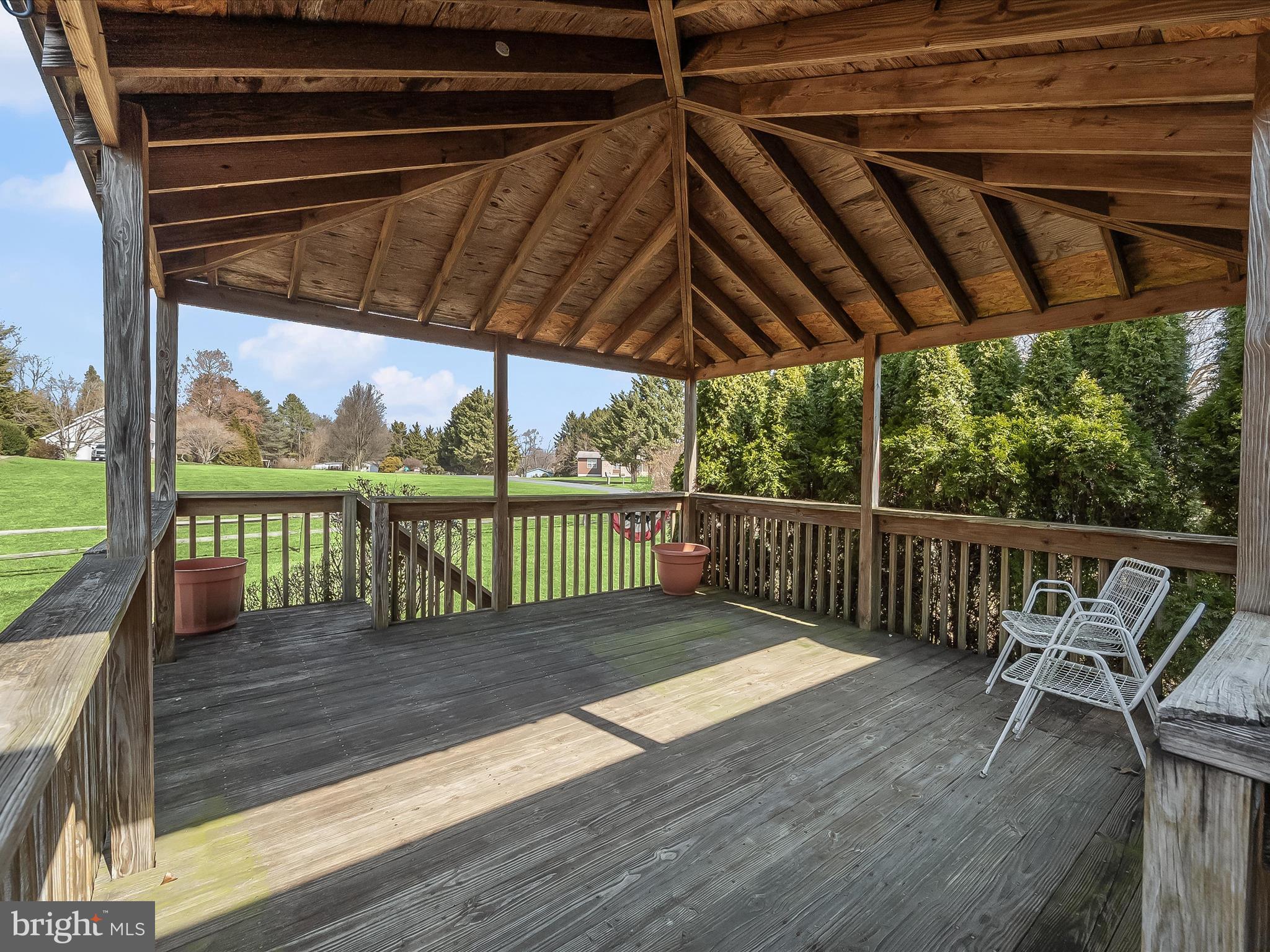 1100 Cedarbrook Road Hampstead, MD 21074 - Photo 36 of 46 a view of a deck with wooden floor and outdoor space