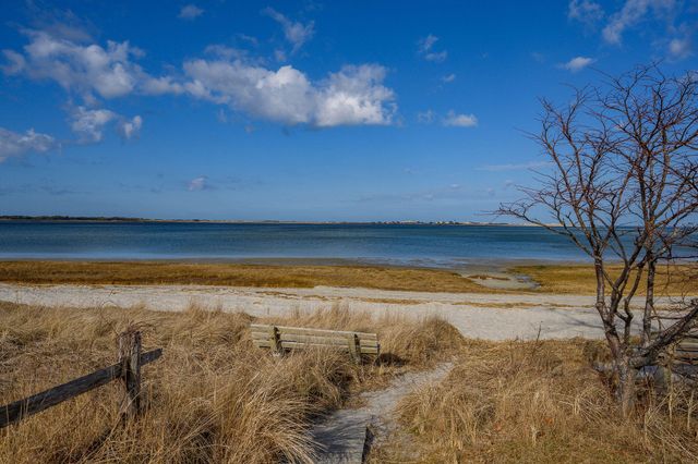 a view of an ocean and beach