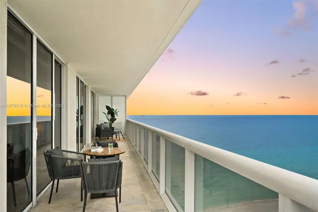 a view of balcony and patio