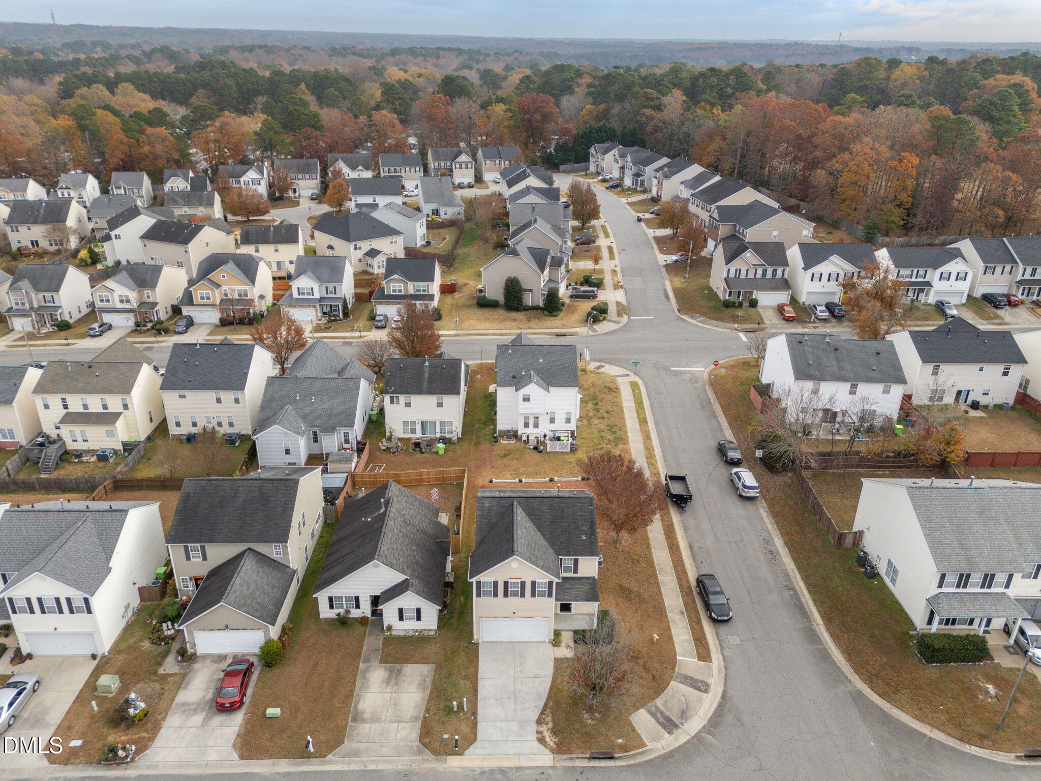 4406 Snowcrest Lane Raleigh, NC 27616 - Photo 39 of 41 an aerial view of residential houses with outdoor space