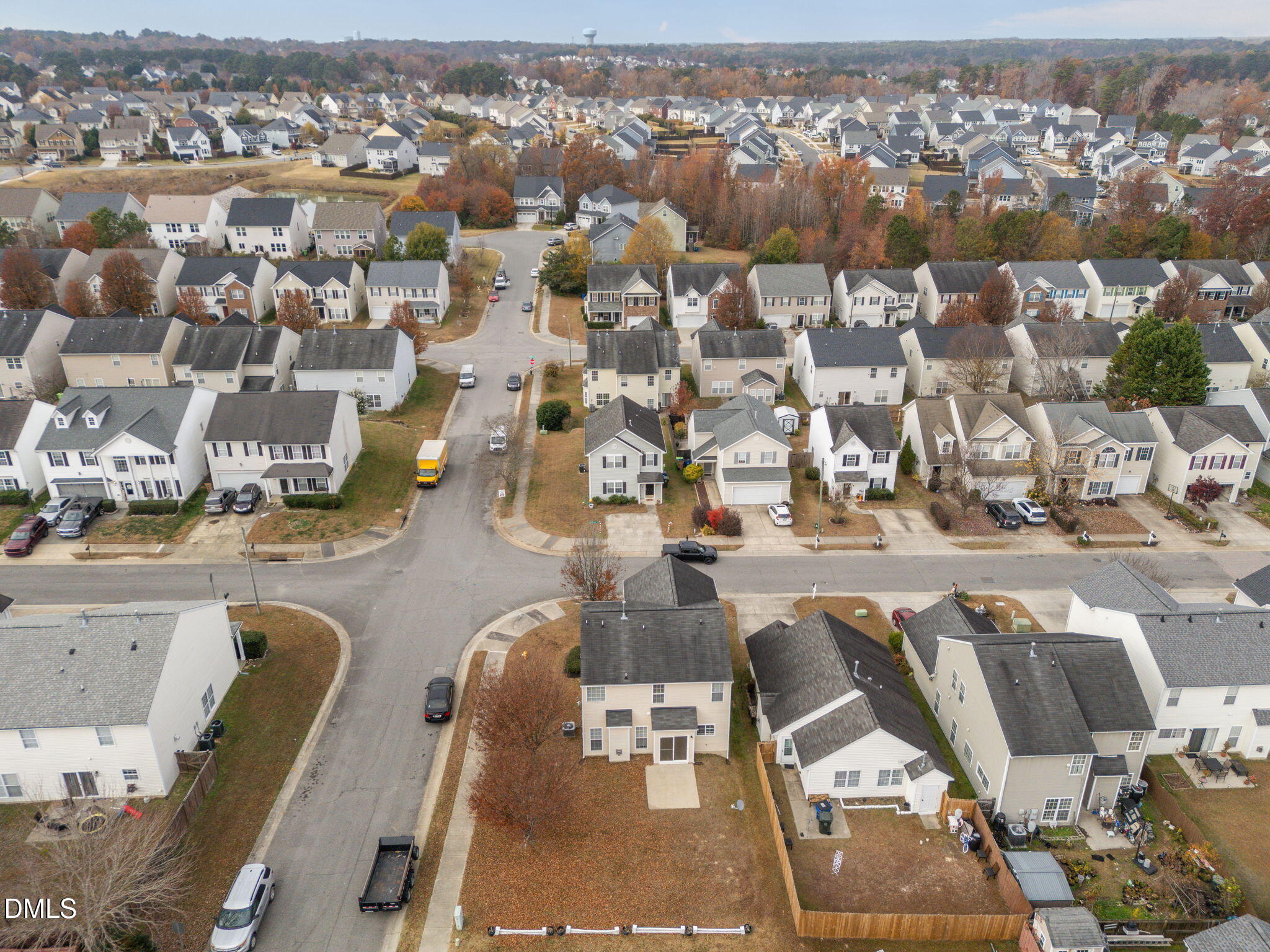 4406 Snowcrest Lane Raleigh, NC 27616 - Photo 41 of 41 an aerial view of residential houses with outdoor space