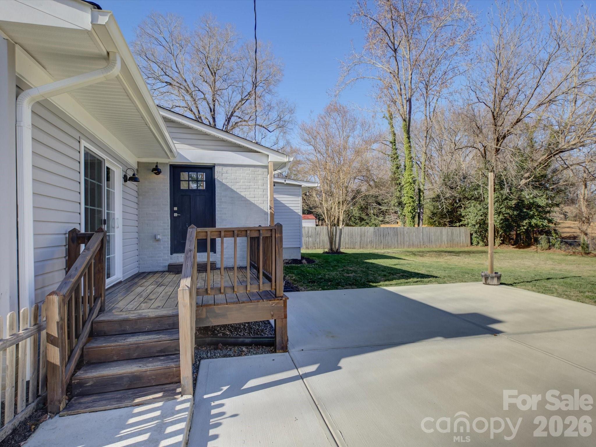 204 West Elliott Street Fort Mill, SC 29715 - Photo 36 of 43 a view of backyard with deck and outdoor seating