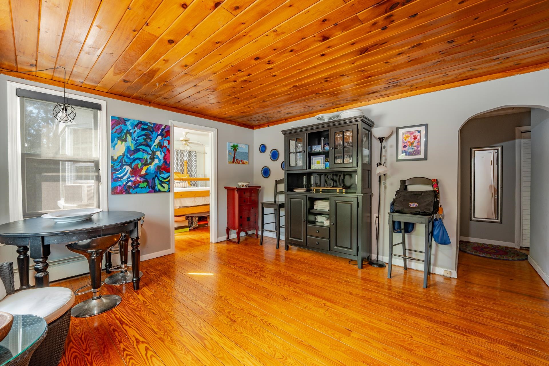 32 Norwood Road Marmora, NJ 08223 - Photo 12 of 32 a living room with stainless steel appliances kitchen island granite countertop furniture and a wooden floor