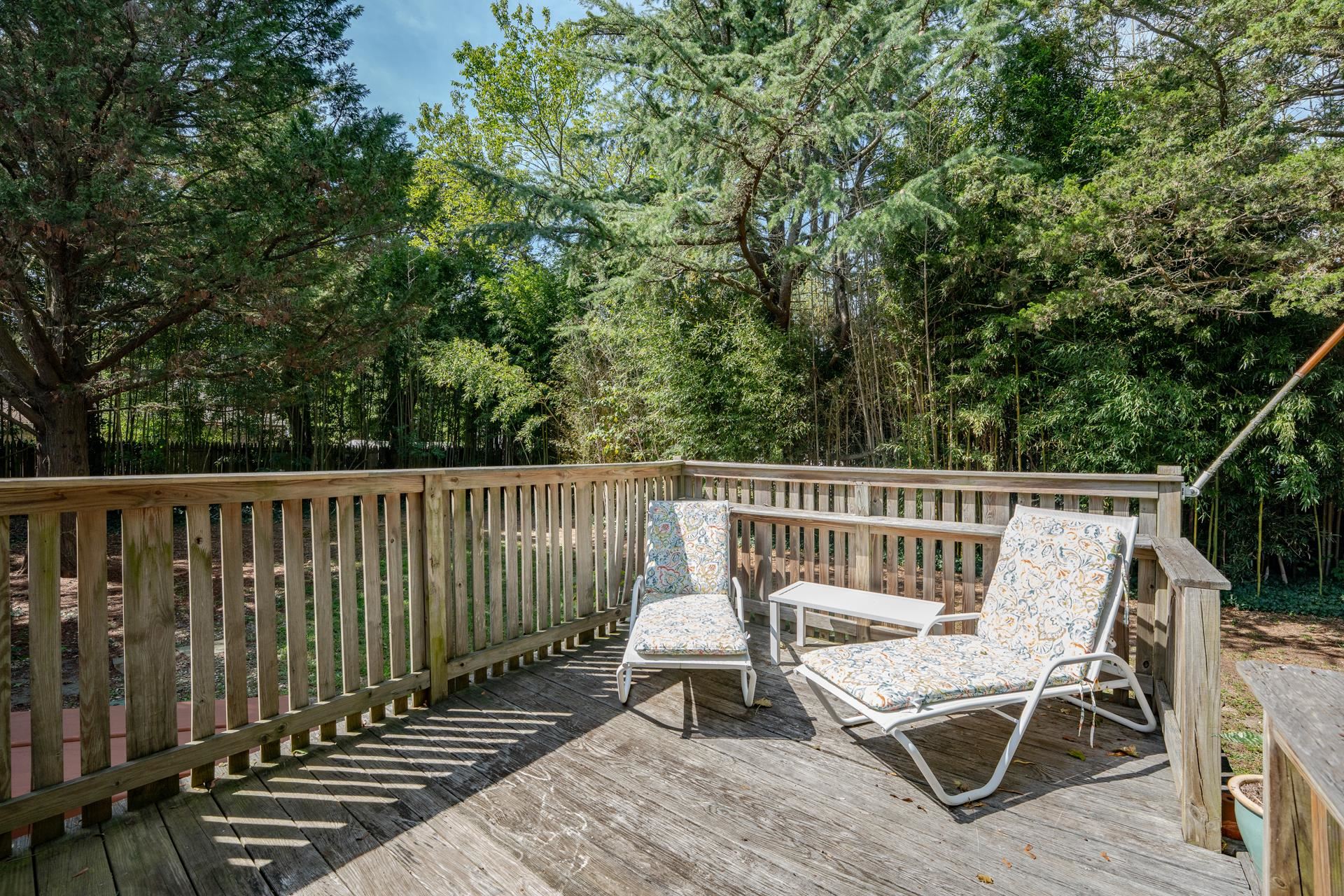32 Norwood Road Marmora, NJ 08223 - Photo 29 of 32 a view of a chair and table on the deck