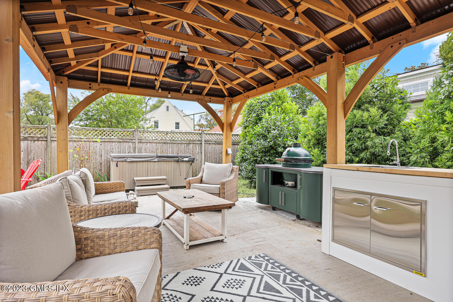 36 Ralph Street Stamford, CT 06902 - Photo 17 of 20 a outdoor living space with furniture and garden view