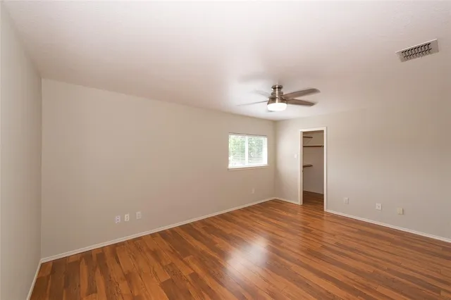 wooden floor in an empty room
