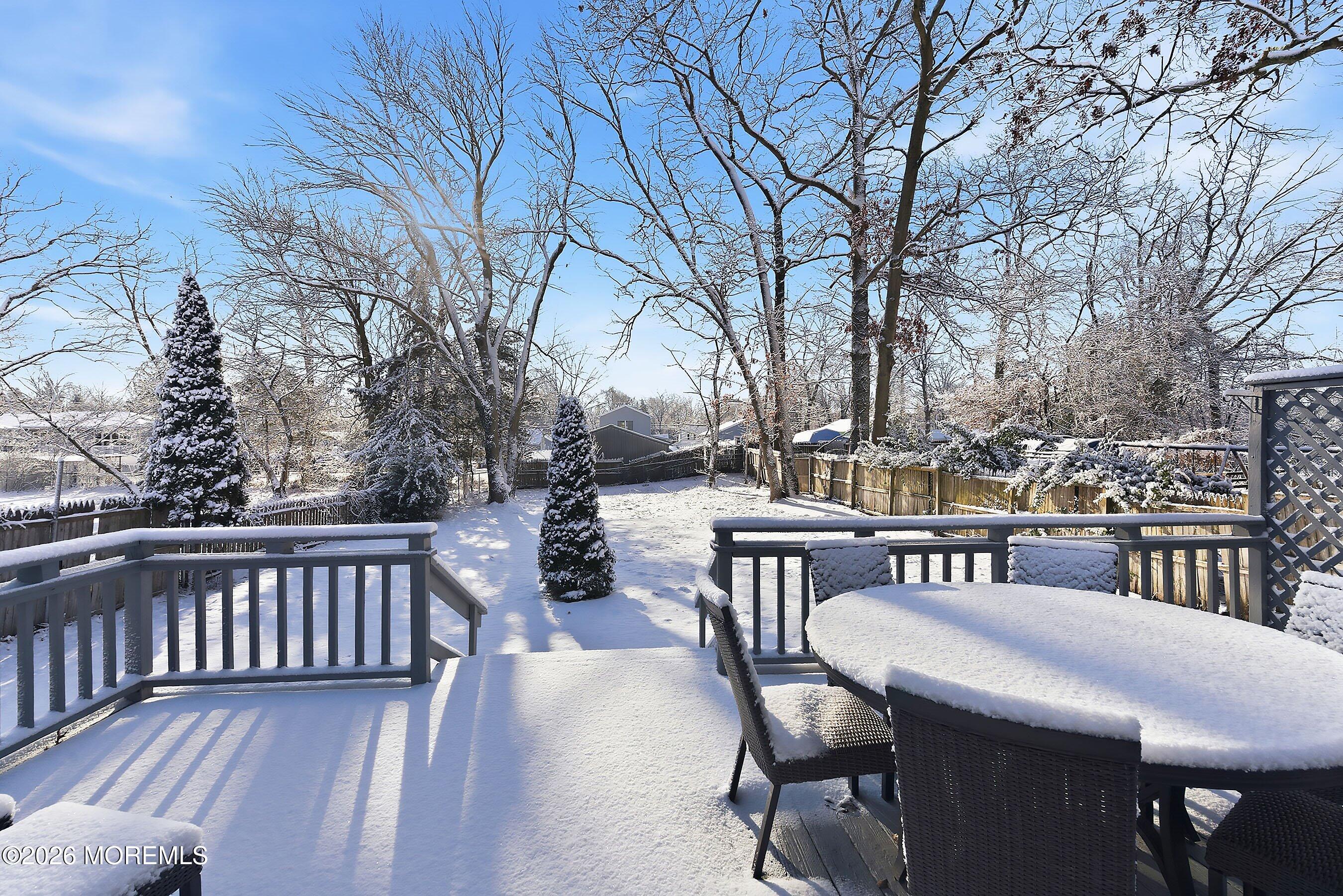 123 West 4th Street Howell, NJ 07731 - Photo 1 of 25 a view of a chairs and table on the roof deck
