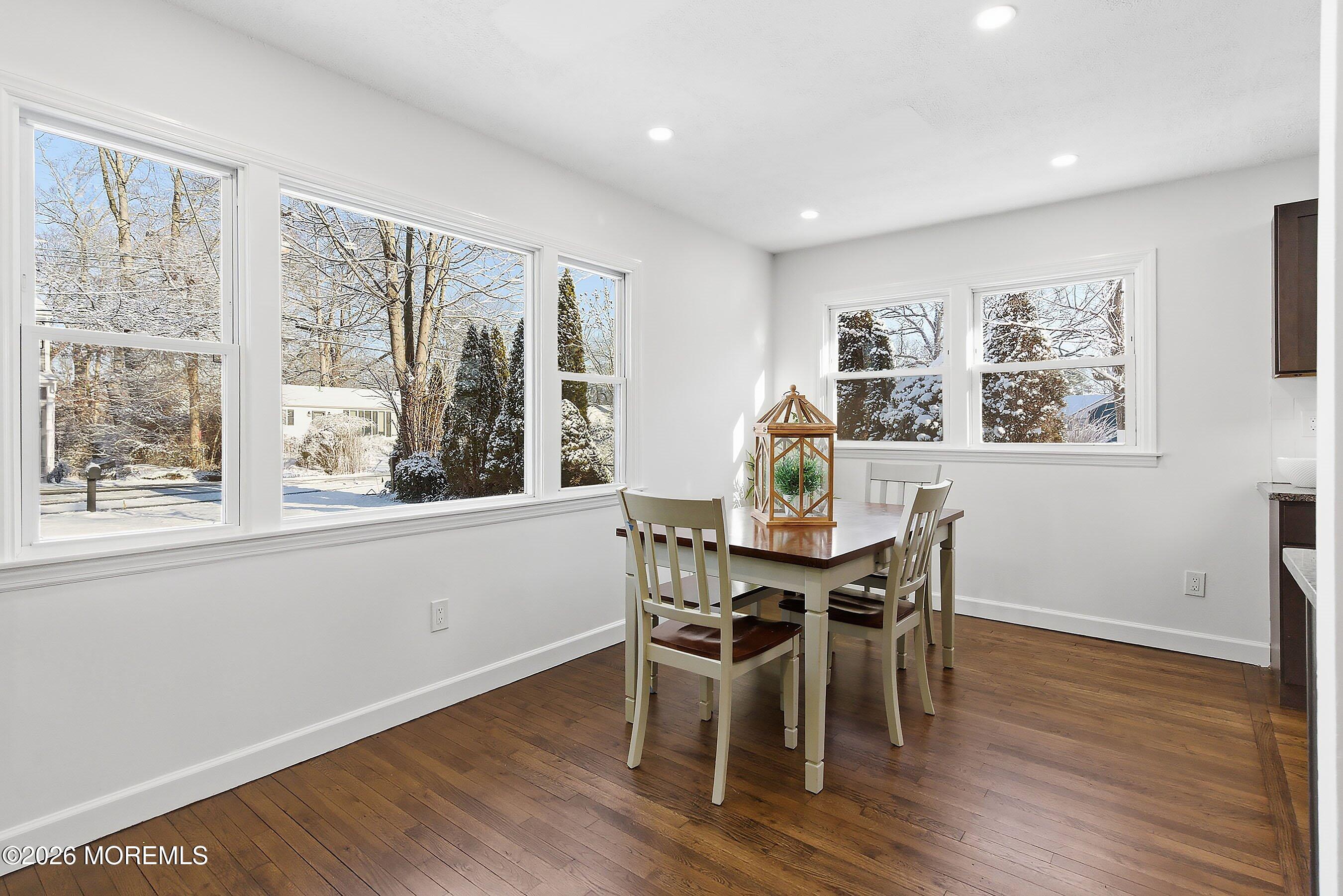 123 West 4th Street Howell, NJ 07731 - Photo 15 of 25 a view of a dining room with furniture window and wooden floor