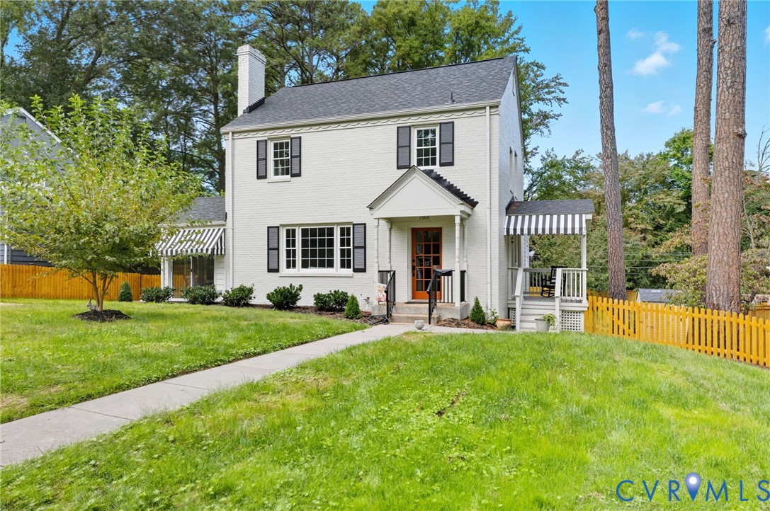 1008 Bevridge Road Richmond, VA 23226 - Photo 1 of 43 a front view of a house with a yard and garage