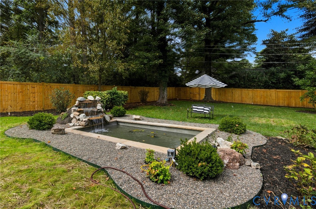 1008 Bevridge Road Richmond, VA 23226 - Photo 31 of 43 a view of a backyard with plants and patio
