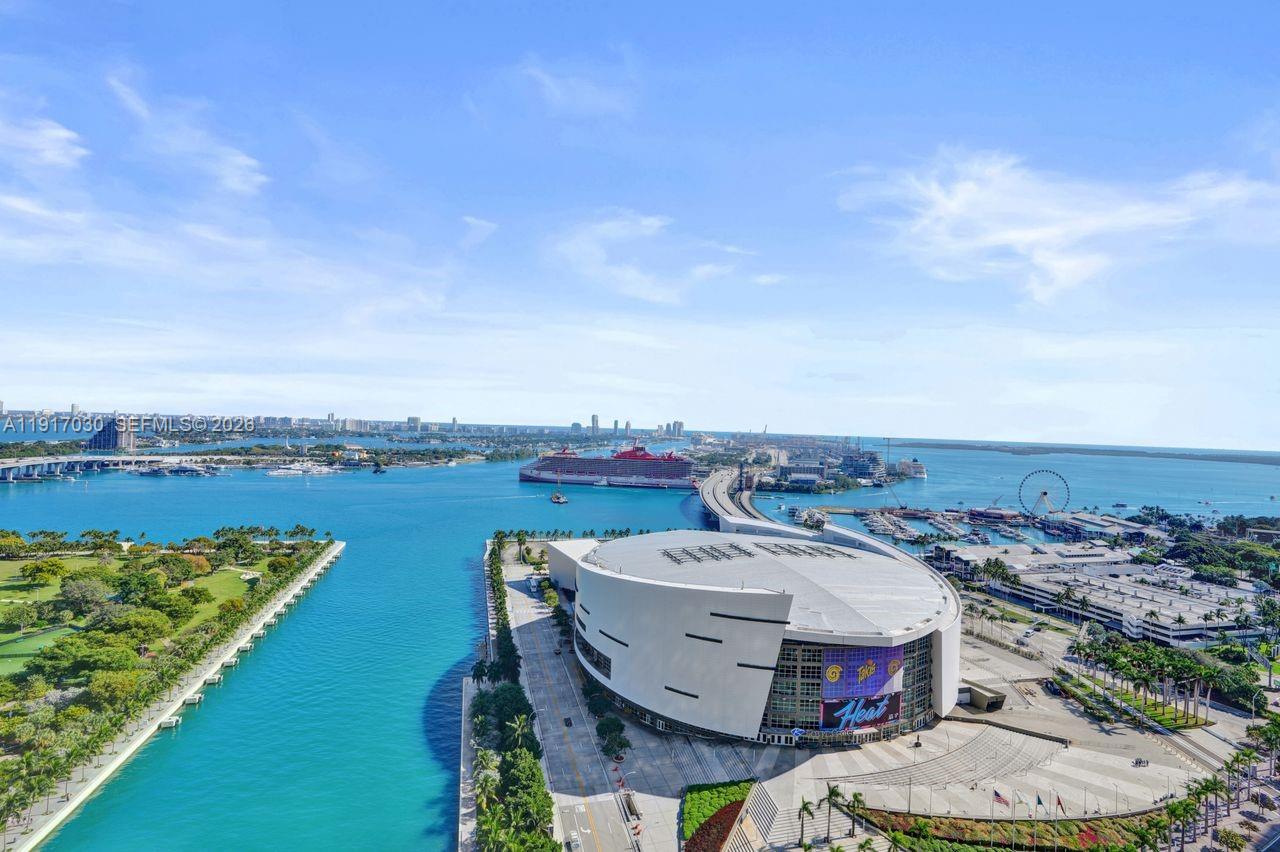 888 Biscayne Boulevard, Unit 2904 Miami, FL 33132 - Photo 13 of 27 an aerial view of a house with outdoor space