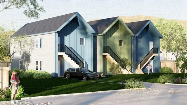 a view of a house and a yard