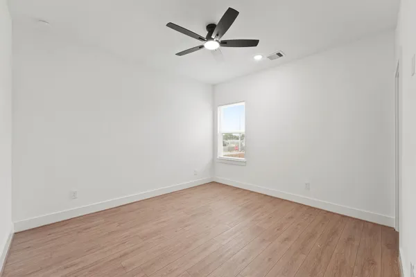 wooden floor in an empty room