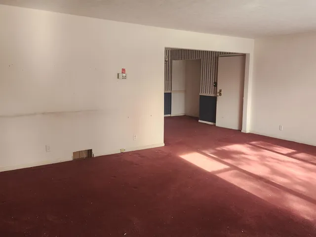 a view of empty room