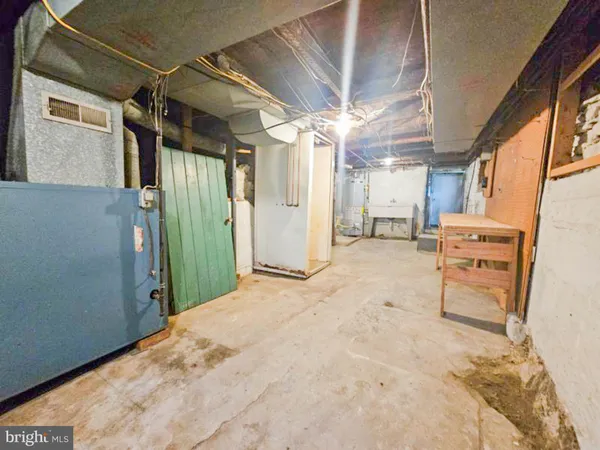 a view of storage and utility room