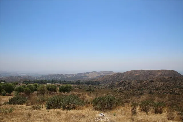 a view of city and mountain