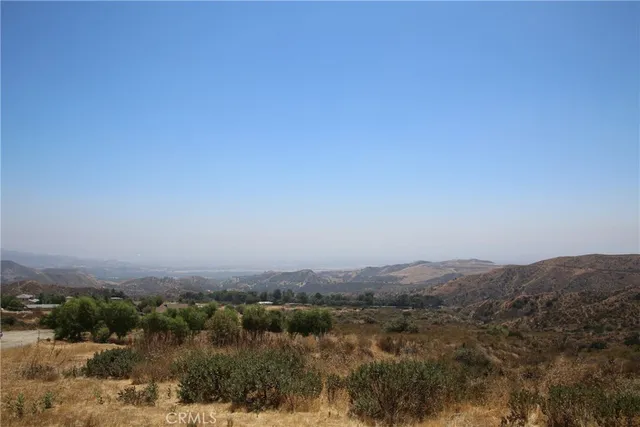 a view of city and mountain