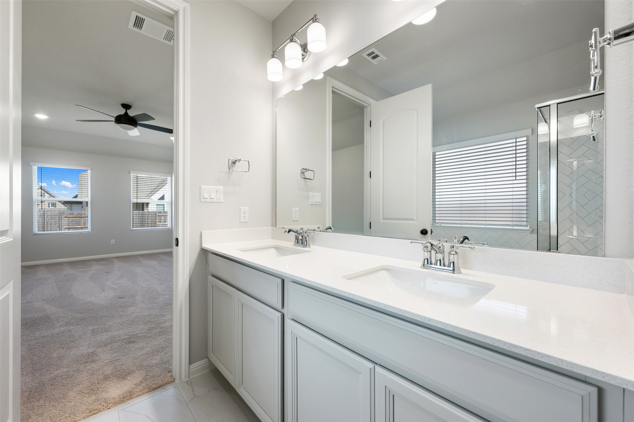 208 Golden Gate Lane Kyle, TX 78640 - Photo 25 of 40 Stunning primary bath with dual sinks