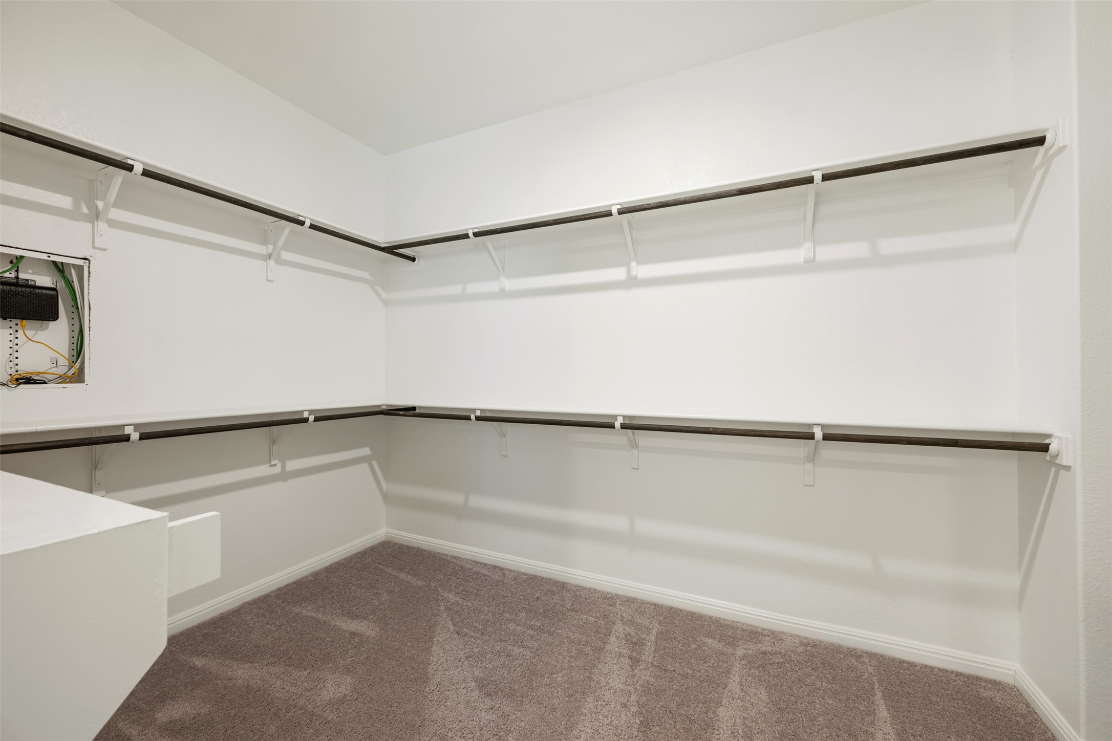 208 Golden Gate Lane Kyle, TX 78640 - Photo 27 of 40 You will not be disappointed in the size of this primary bedroom closet